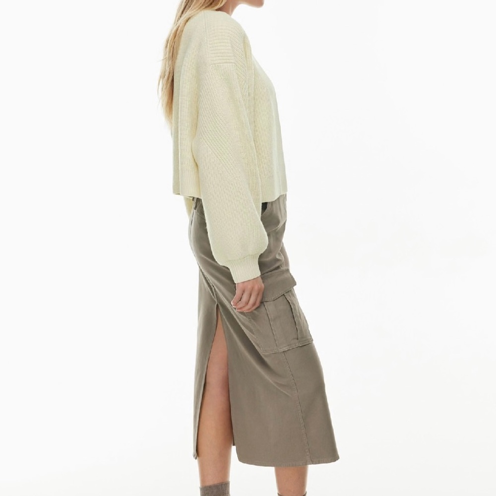 Aritzia Wilfred Unwind Merino Wool Waist Cardigan - Picture 3 of 6